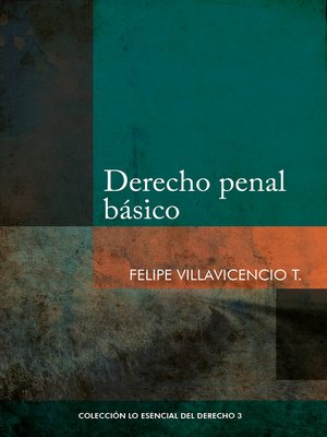 cover image of Derecho penal básico